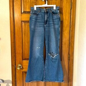 Wrangler wanderer high rise flair 622 size 31 in indigo